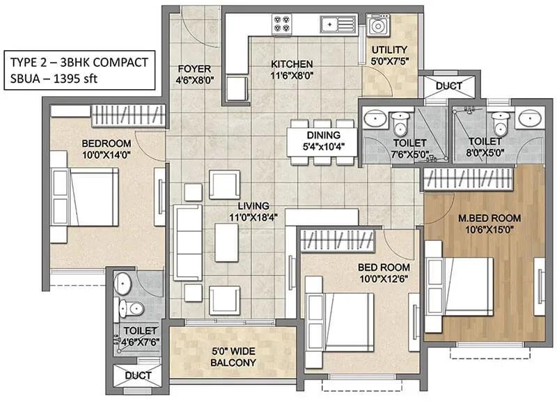 Ajmera Codename Electronic City apartments