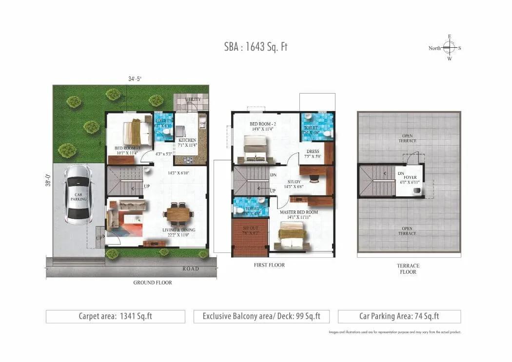 Alliance Humming Gardens villas