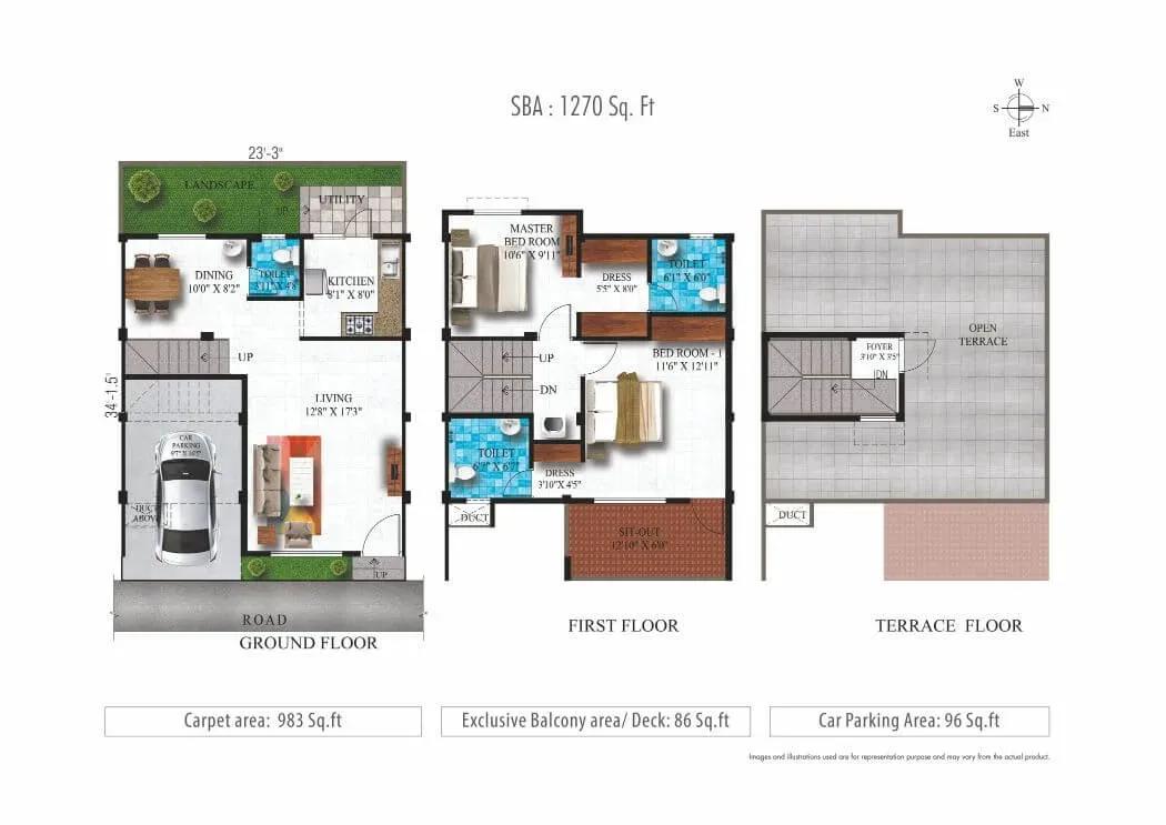 Alliance Humming Gardens villas