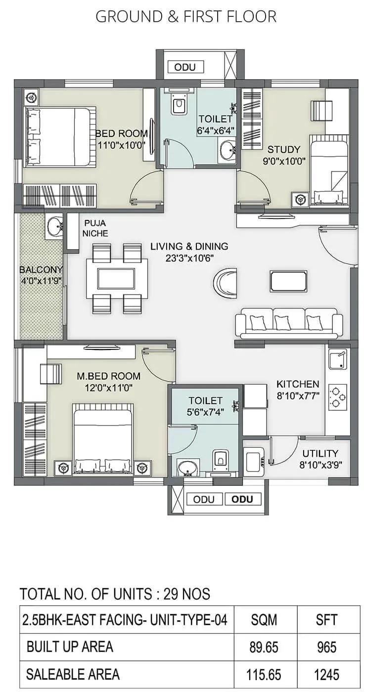 Ambience Courtyard apartments
