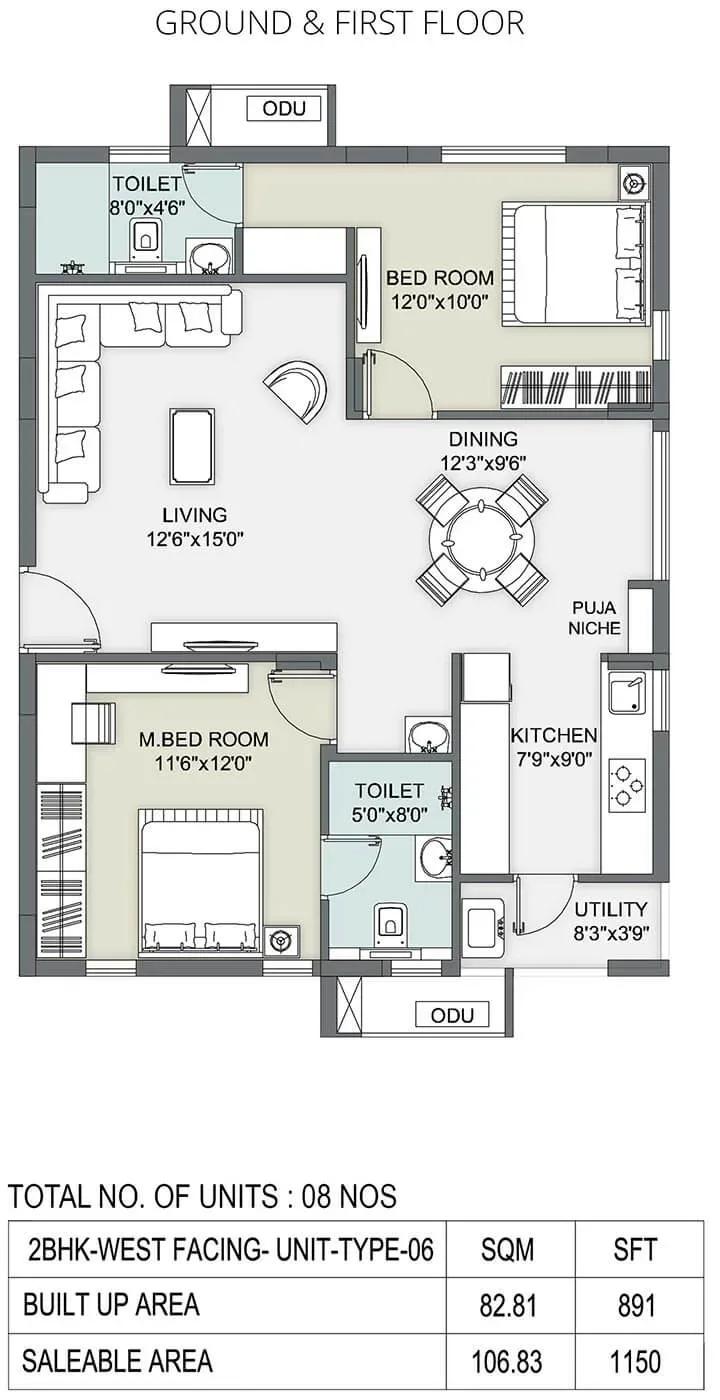 Ambience Courtyard apartments
