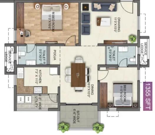 Anvita High9 apartments
