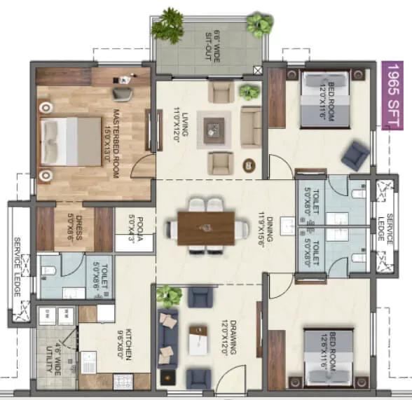Anvita High9 apartments
