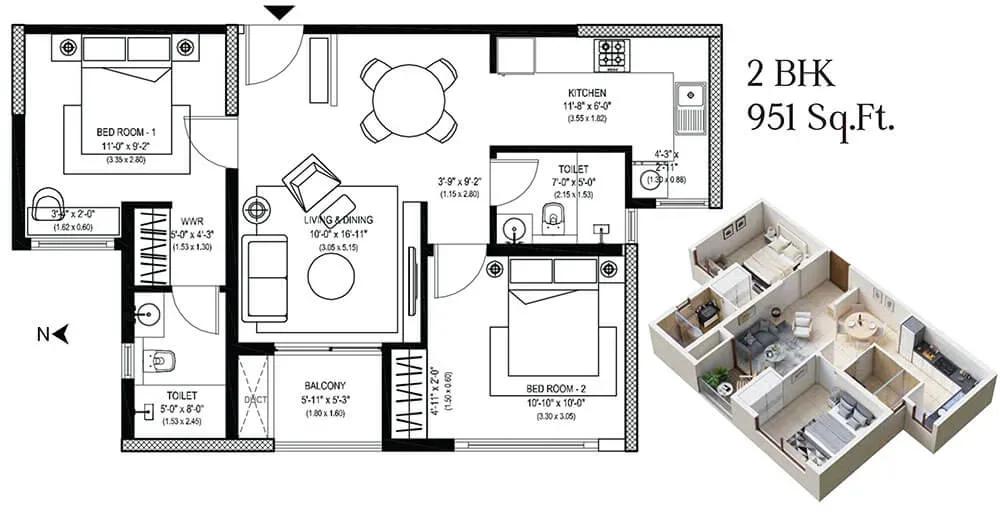 ARATT Alchemy One floor plan