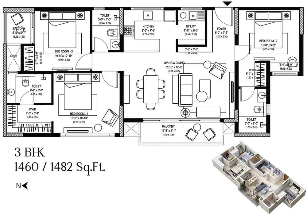 ARATT Alchemy One floor plan