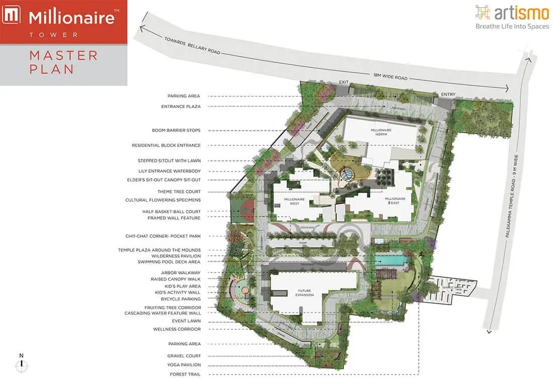 Artismo Millionaire Tower master plan