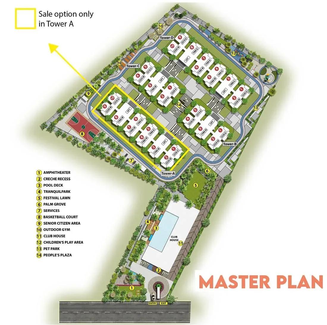 ASBL Spectra apartments master plan