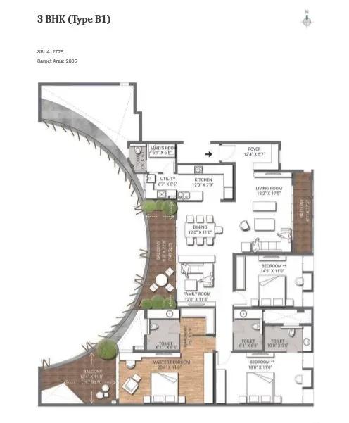 Assetz 38 & Banyan apartments floor plan