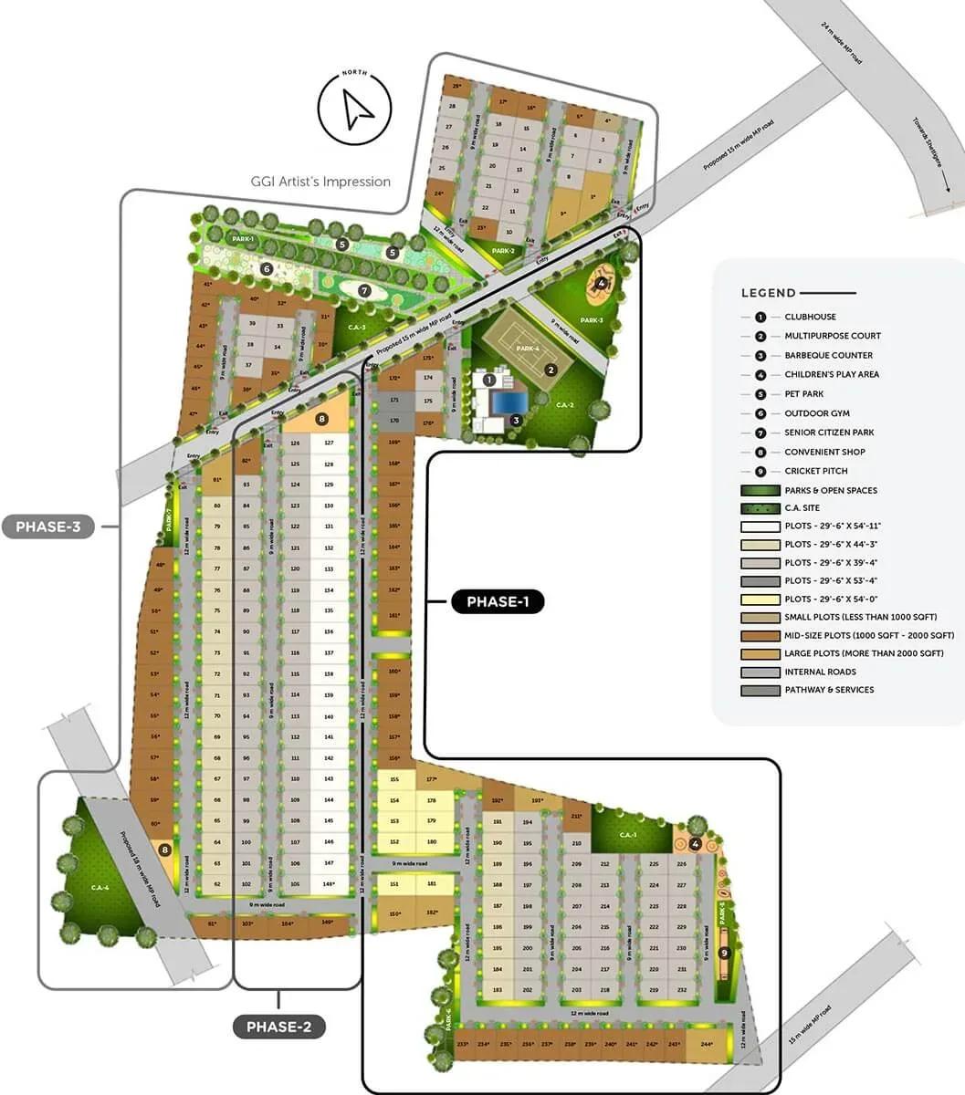 Assetz Atmos and Aura plots master plan