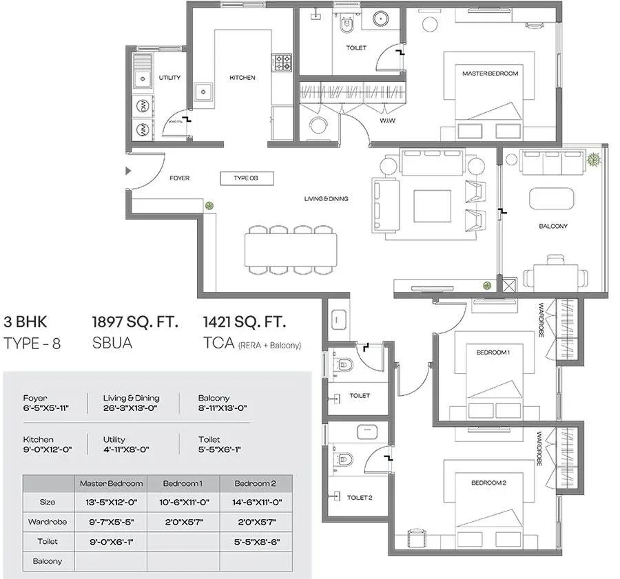 Assetz Codename Altitude apartments floor plan