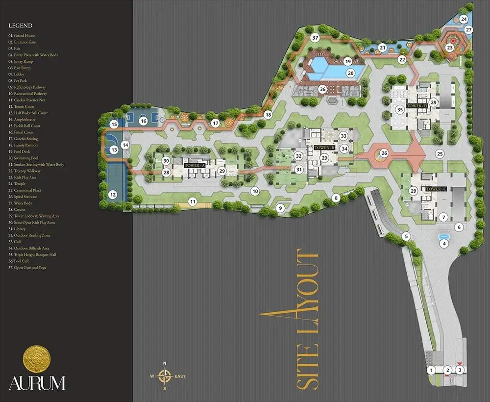 Aurum by Sree Varaaha apartments master plan