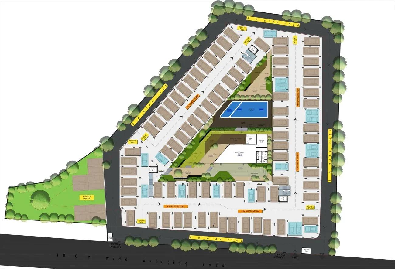 Axis Antara apartments master plan