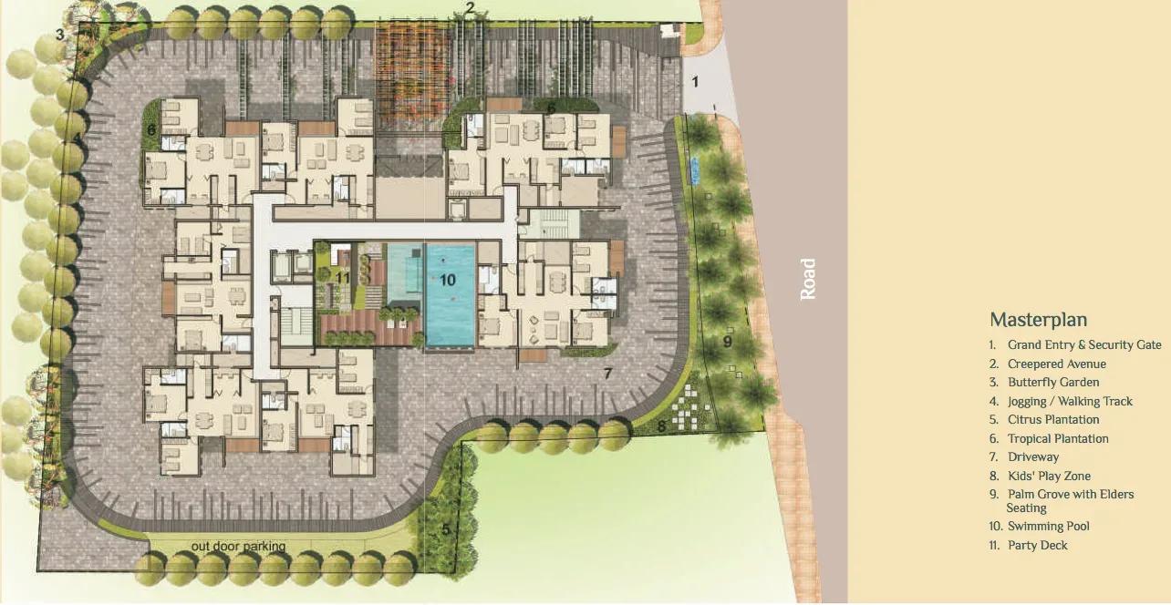 Axis Aspira apartments master plan