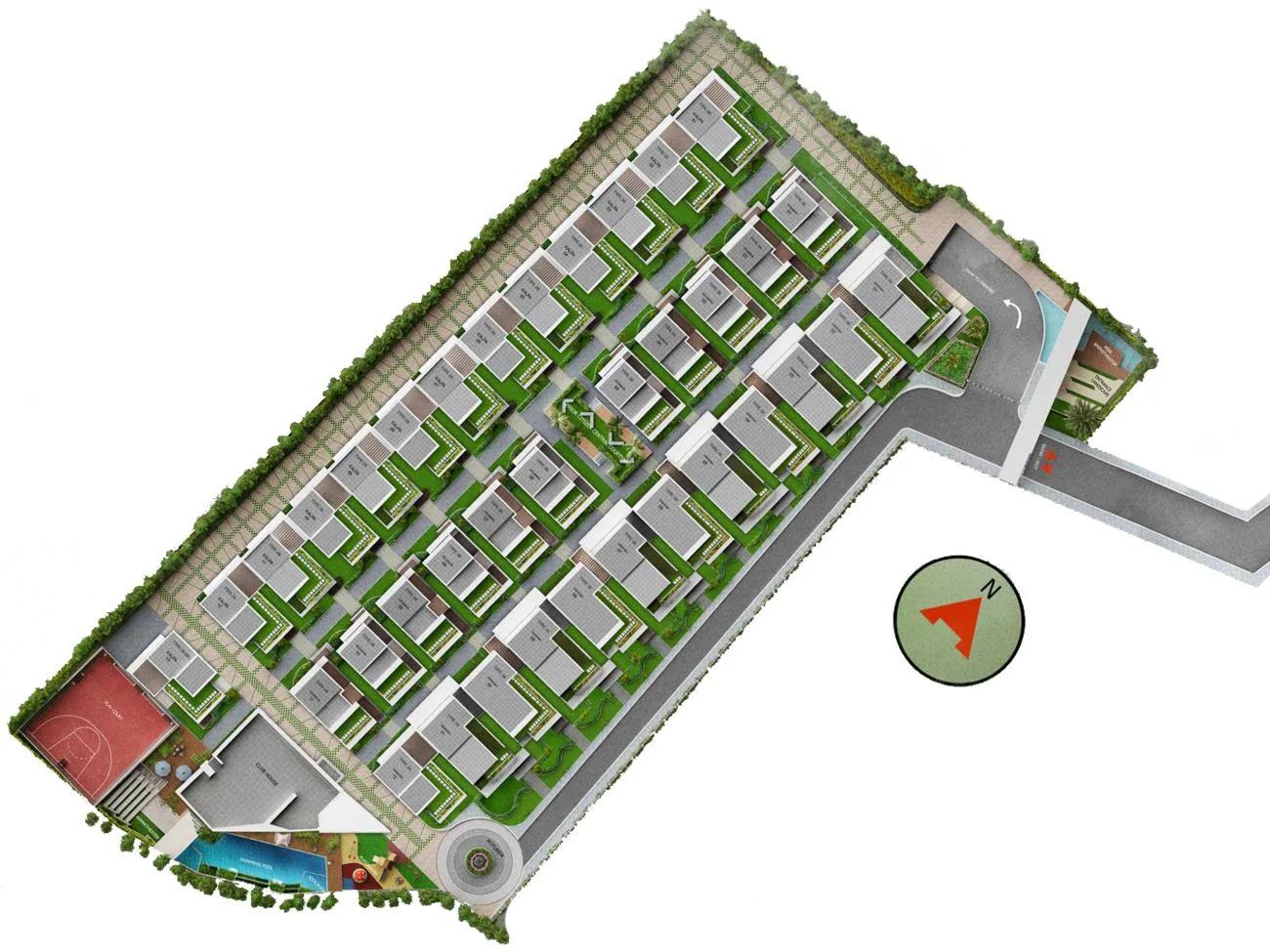 Layout plan of Axis Tatvam