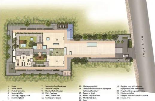 Axis Vedam apartments master plan