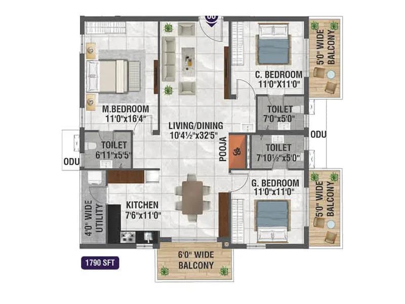 Bhanodaya Crystal apartments