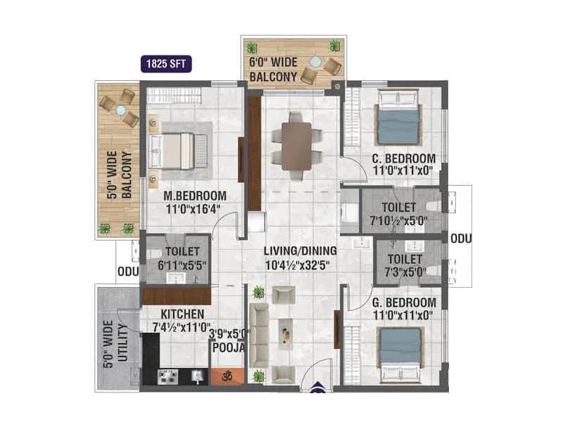 Bhanodaya Crystal apartments