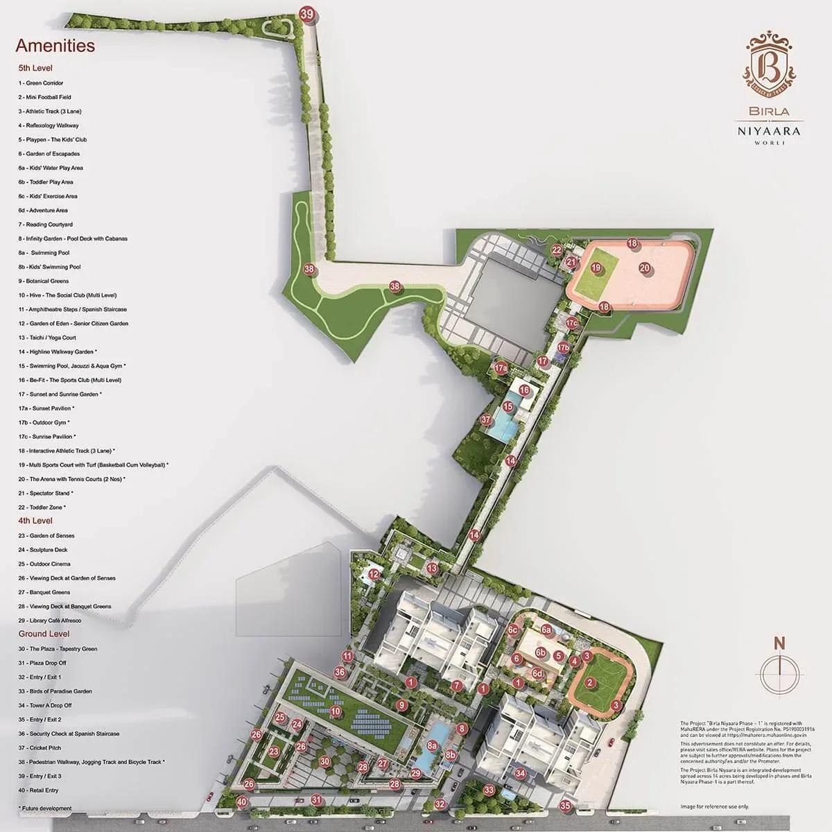 Birla Niyaara apartments master plan