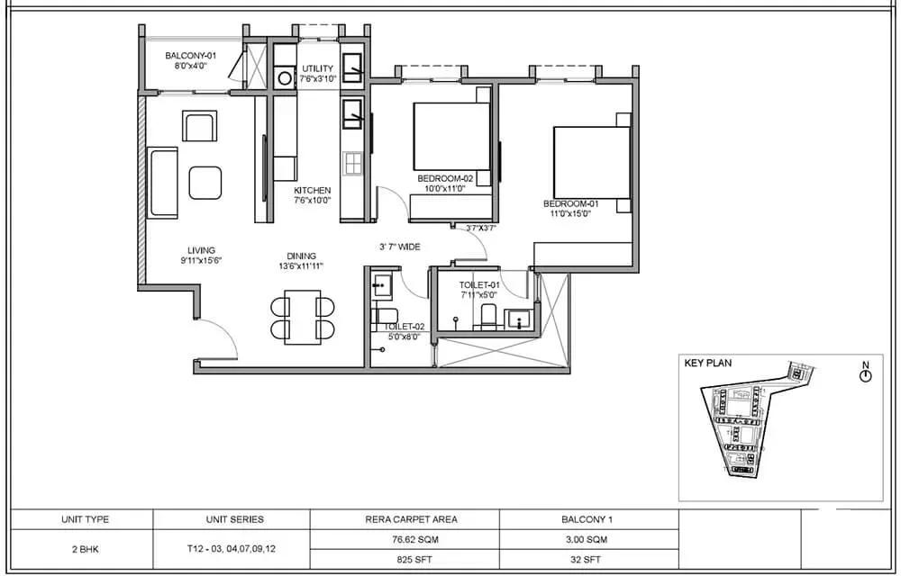 Birla Sarjapur Apartments apartments floor plan