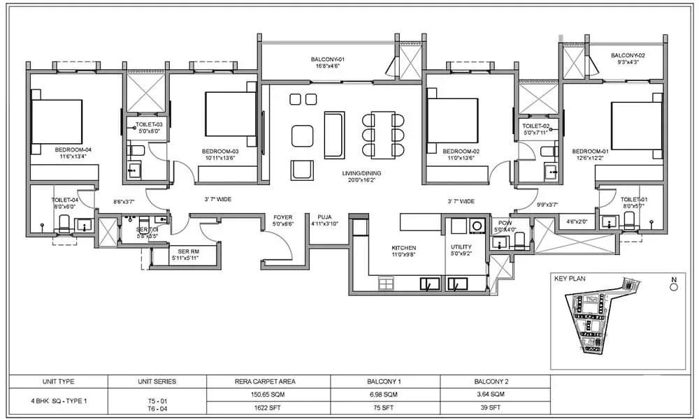 Birla Sarjapur Apartments apartments floor plan