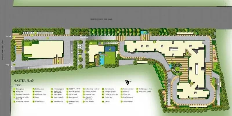 Bren Champion Square apartments master plan