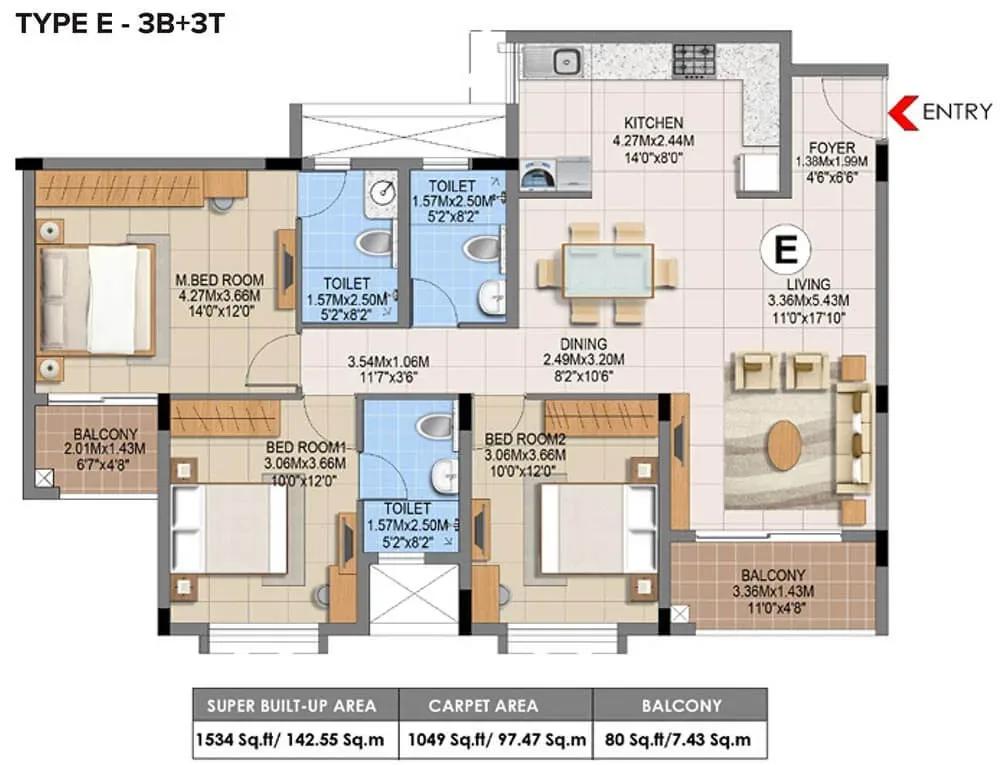 Brigade Gem apartments
