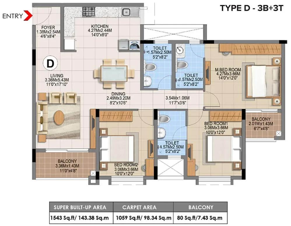 Brigade Gem apartments