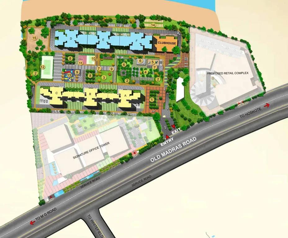Brigade Golden Triangle apartments master plan