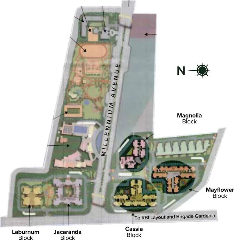 Brigade Millennium master plan