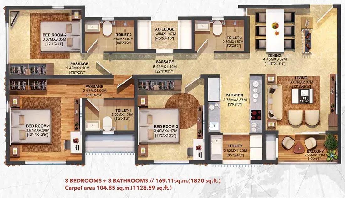 Brigade Residences apartments