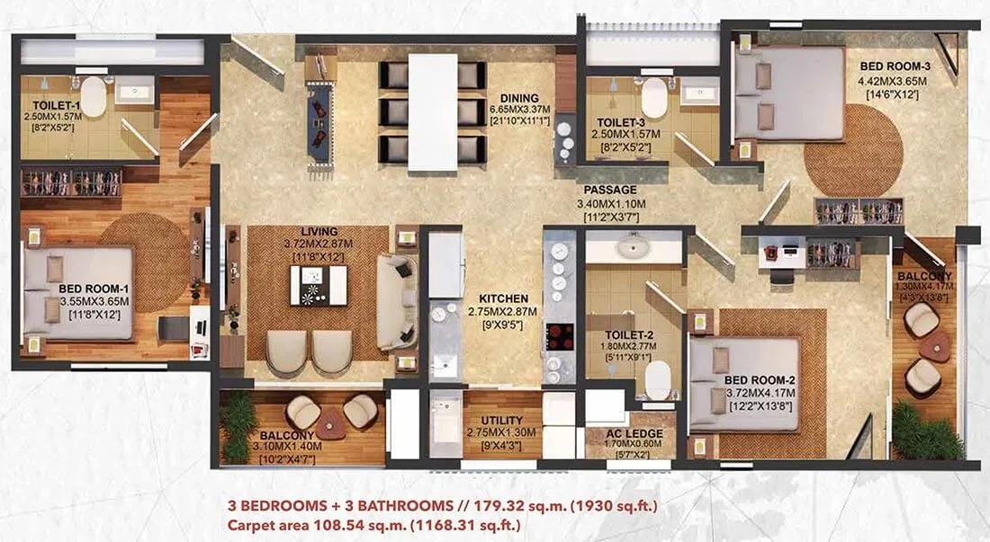 Brigade Residences apartments