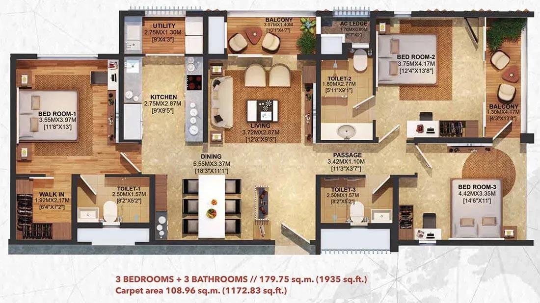 Brigade Residences apartments