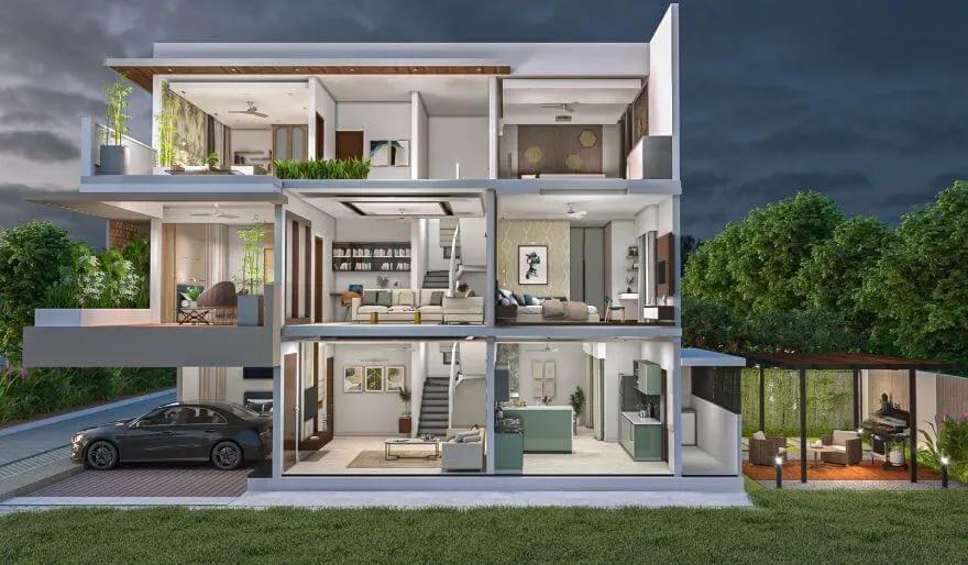 Buildiko Spring Woods Villas villas