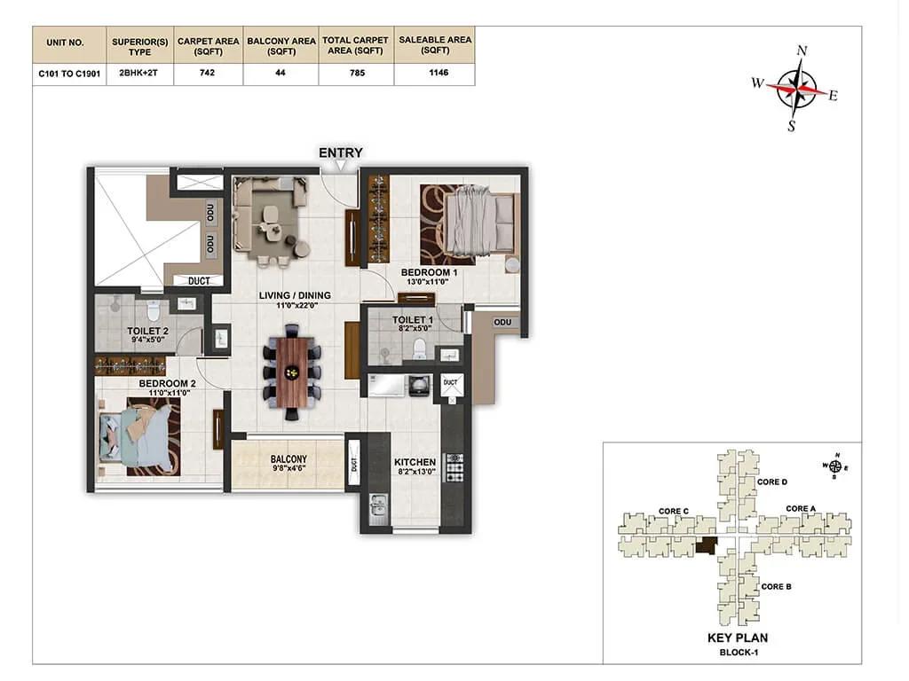Casagrand Elinor apartments