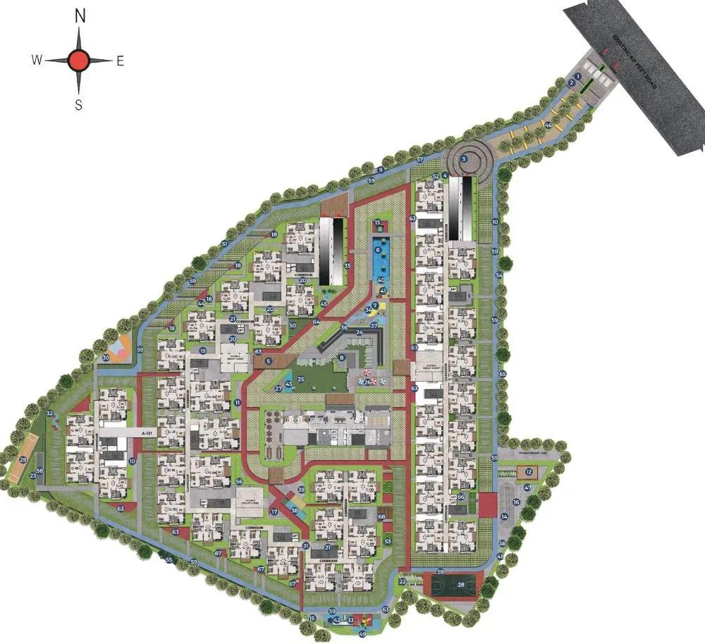 Casagrand Evon apartments master plan