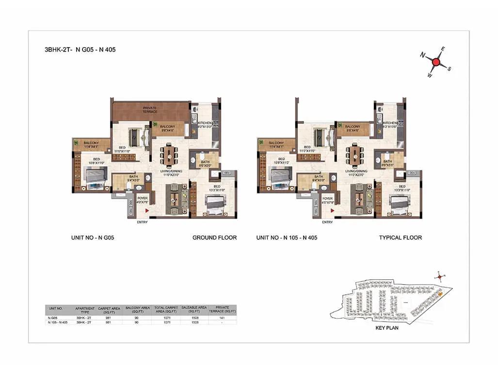 Casagrand Hazen apartments floor plan