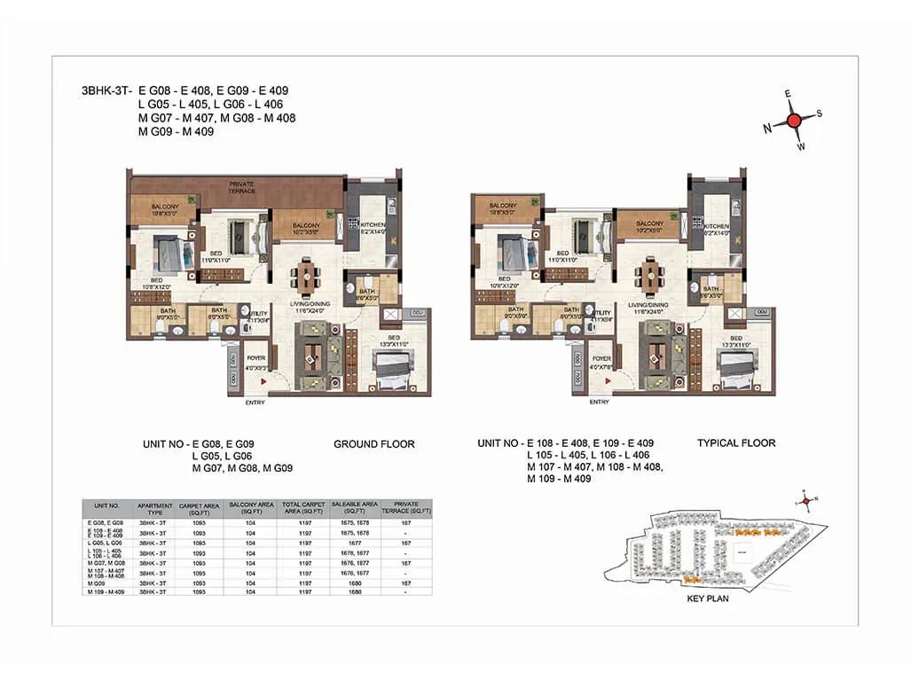 Casagrand Hazen apartments floor plan