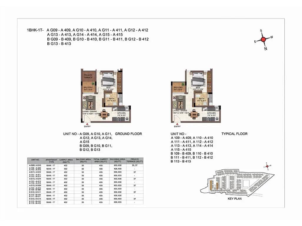 Casagrand Hazen apartments floor plan