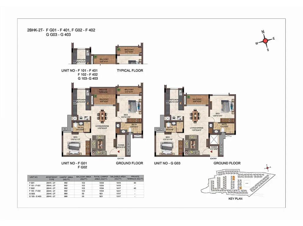 Casagrand Hazen apartments floor plan