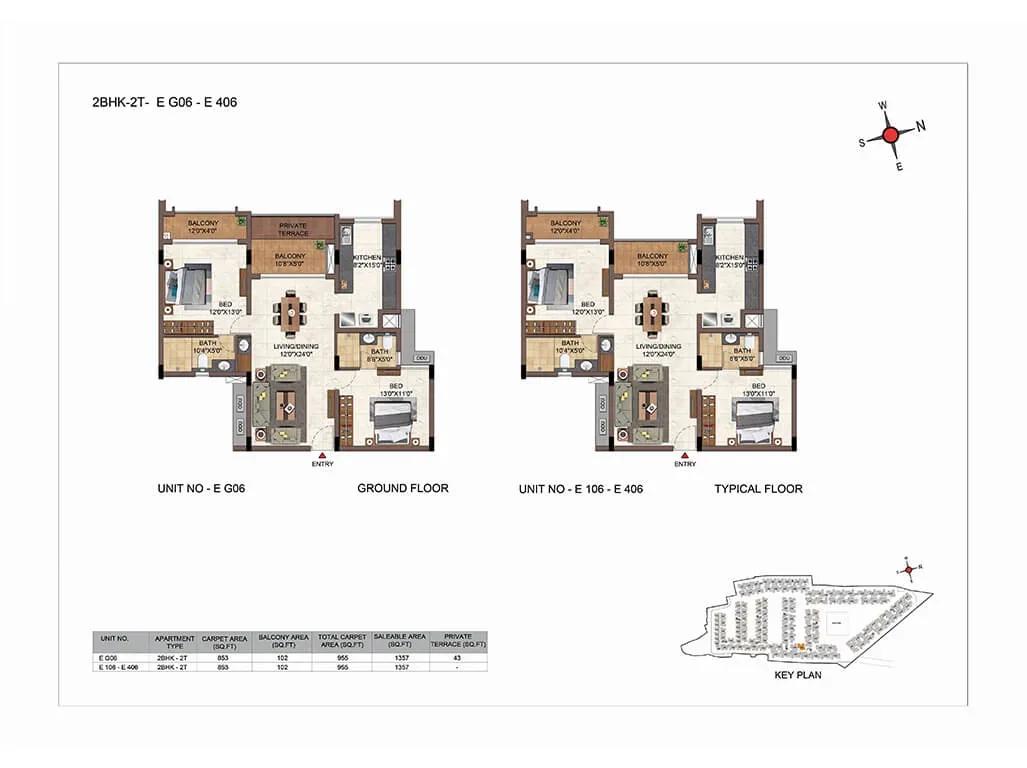 Casagrand Hazen apartments floor plan