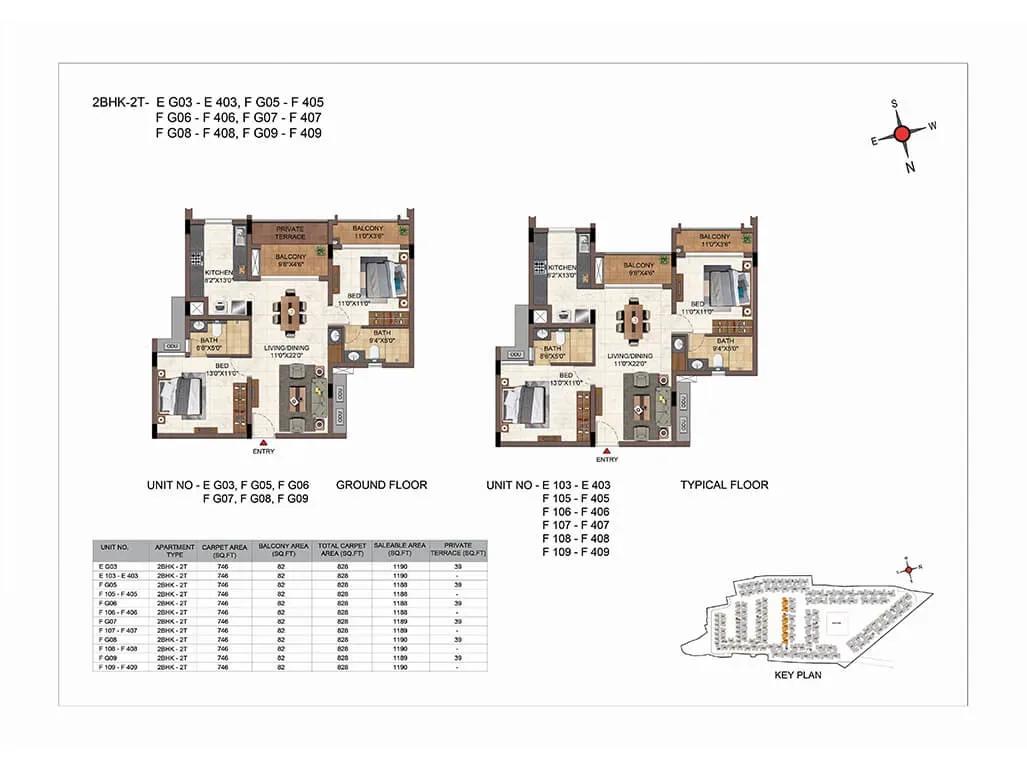 Casagrand Hazen apartments floor plan