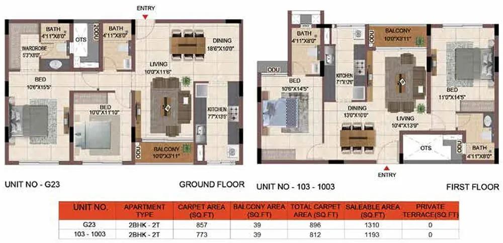 Casagrand Keatsway floor plan