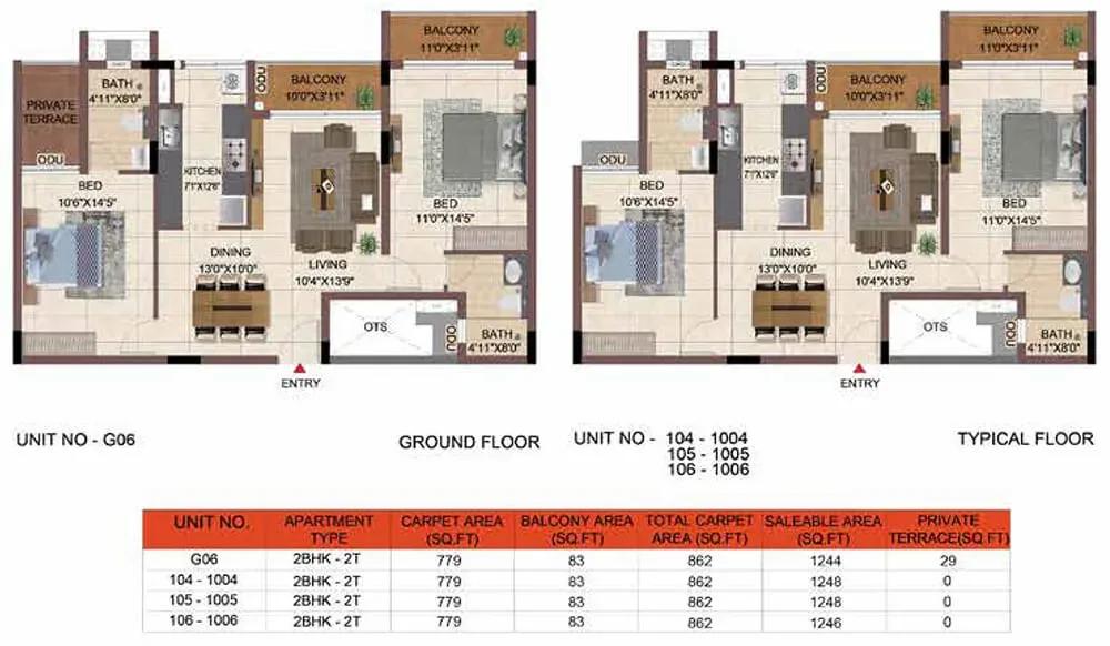 Casagrand Keatsway floor plan