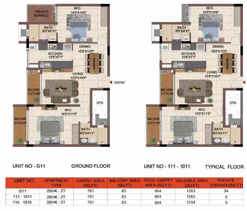 Casagrand Keatsway floor plan