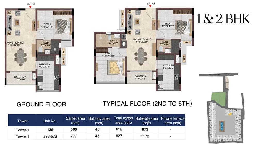 Casagrand Linore apartments floor plan