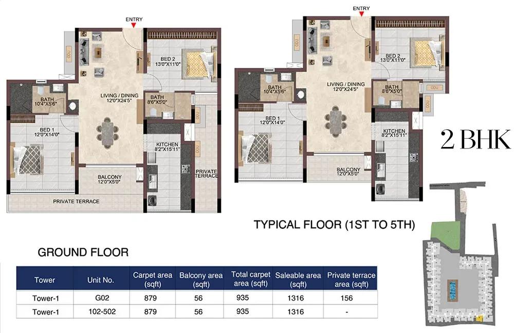 Casagrand Linore apartments floor plan
