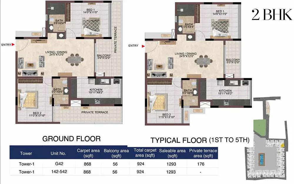 Casagrand Linore apartments floor plan