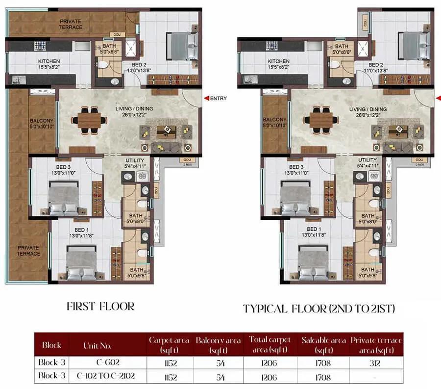 Casagrand Massimo apartments