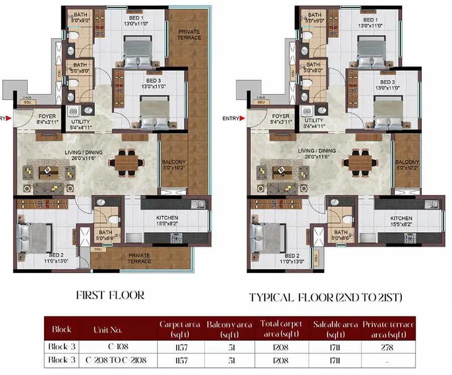 Casagrand Massimo apartments
