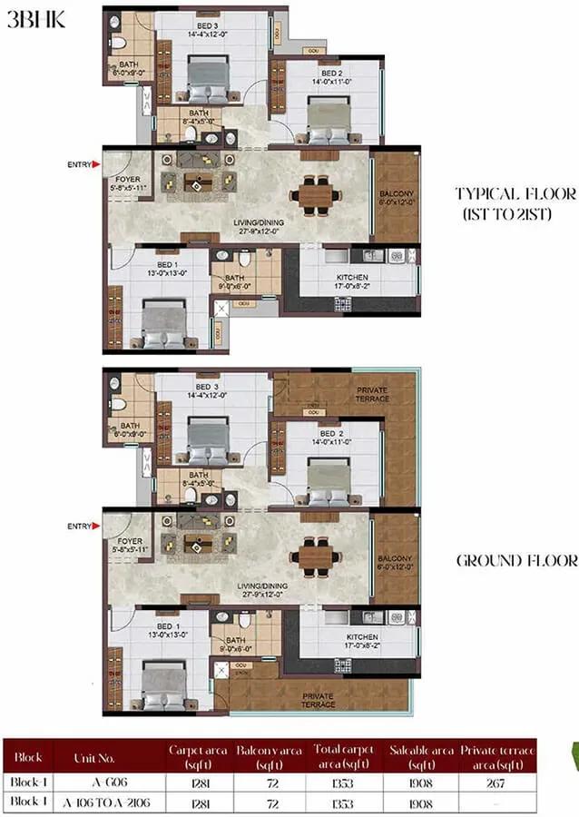 Casagrand Massimo apartments